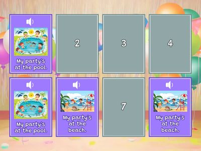 Places: beach☀️🏖️, cinema🎥🎞️, park🌳🛝, pool🏊‍♀️🏊‍♂️