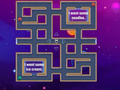 5. I want chicken.(Maze Chase)