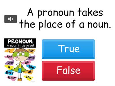 Pronouns Quiz