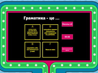 Українська мова 3 клас (ГРАМАТИКА)