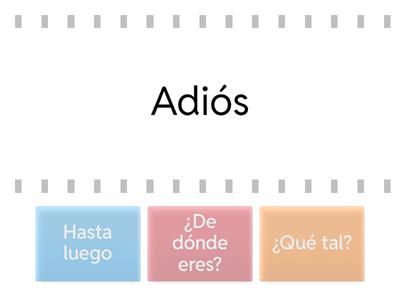 Level 2: 1.01 Greetings and Good-Byes