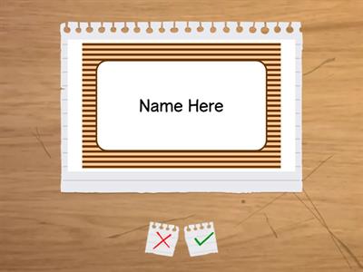 Vocabulary List 1: Introducing Yourself