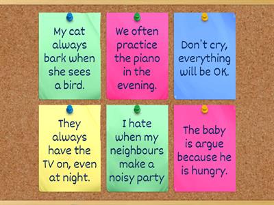 Vocabulary: Noises (Elementary level 5B)