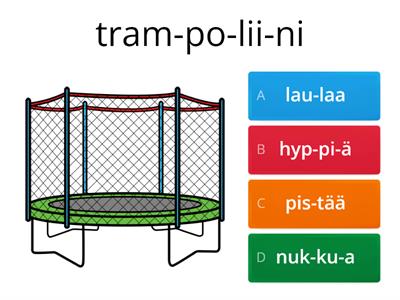 Kuvaan sopiva tekemisen sana