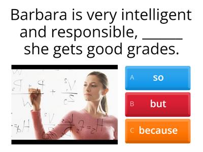 Linking words (so, and,but, or)