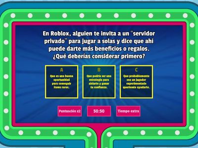 ¡Ponete a prueba! :) - Grooming y Roblox