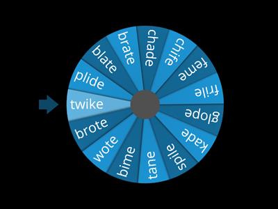 Long Vowel Silent-e Nonsense Words