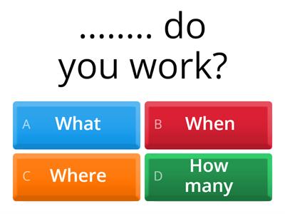 Where,When,What,How many