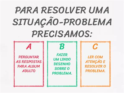 MATEMÁTICA - SITUAÇÃO PROBLEMA