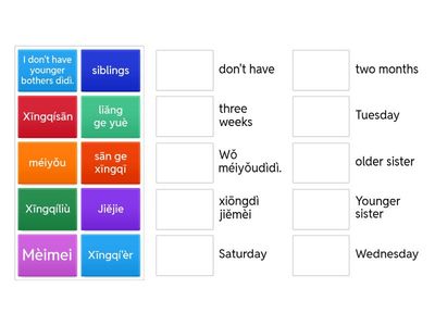 days of the week and family members