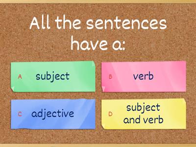 Direct / Indirect Object