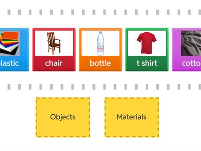 Object or material? speed sort
