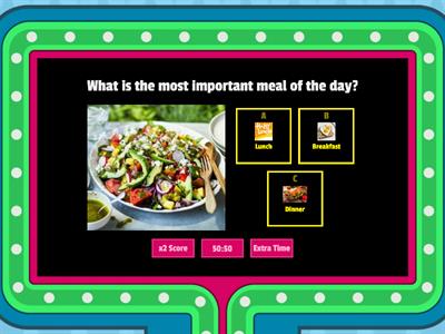 Fun Game - Healthy Eating ( Food)  EVS 