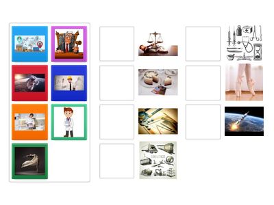 Таинственные карты.  Профессии