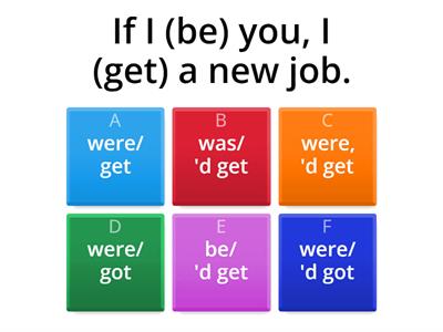 Second conditional  