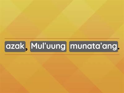 卓群布農語九階3-3句子排列