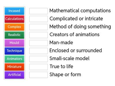 Word Matching Activity