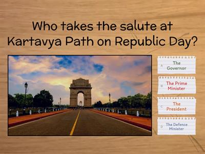 Republic Day Quiz by esc24x7.com (Vikram- 8901540861)