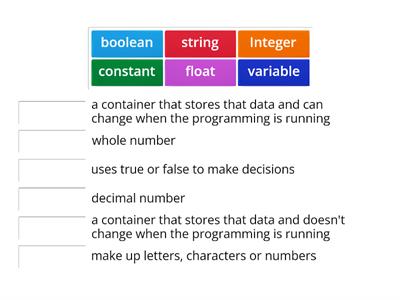 Data types