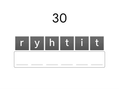HAPPY STREET 2 Unit 2: high numbers (anagrams)