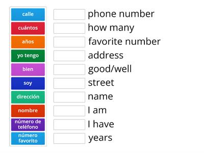 Numbers misc vocab