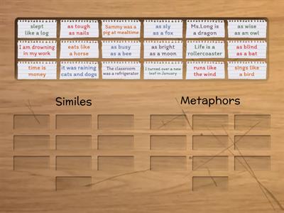  Similes and Metaphors