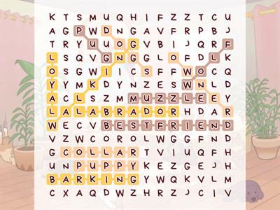 Dogs Wordsearch