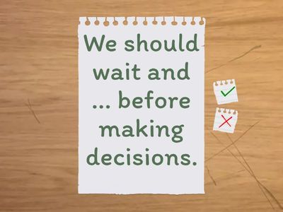 EF Upper Unit 10B Collocations - say