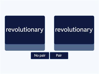 Pair or No Pair George Washington