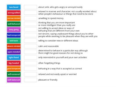 Compound adjectives