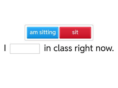 Present Continuous vs Simple Present
