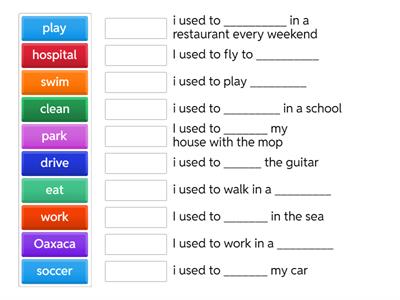 used to/didnt use to