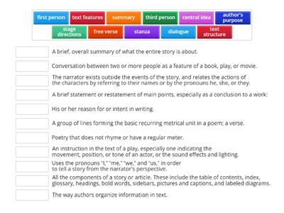 STAAR test vocabulary 