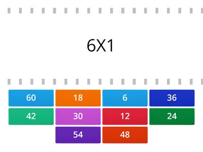 TABLA DEL 6