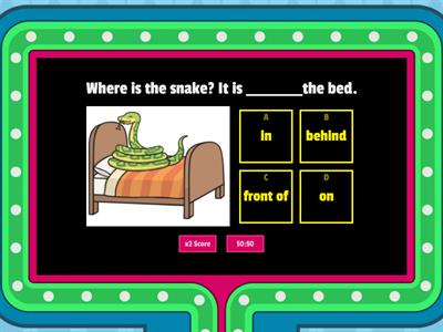 CHILDREN- Prepositions of place 