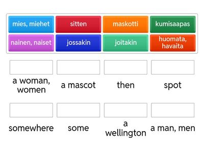 Kohteen Go for it 5, kpl 4 sanasto kopio