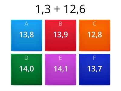 Operazioni con numeri decimali