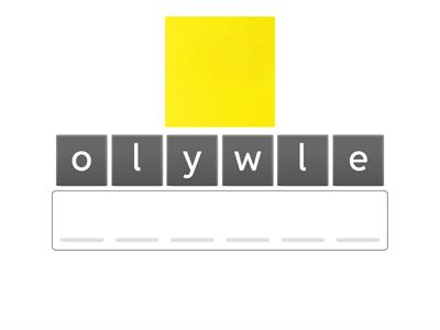 Bridges to ESOL Unit 3 Colours Anagram