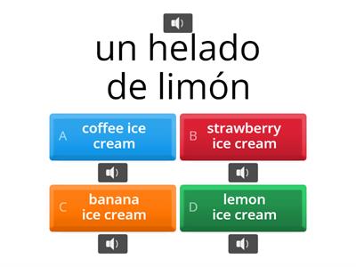  Los helados 1