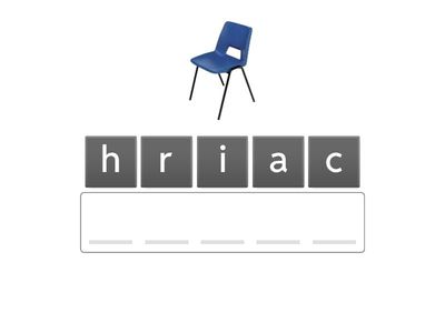 School Furniture Vocabulary