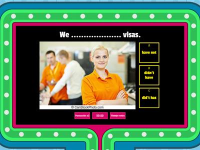 Negative - Past form