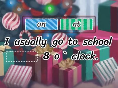  Prepositions: on, at, from, until. (Prepare 5) 