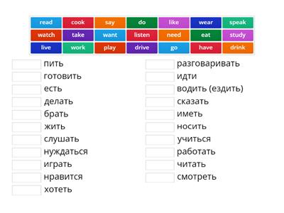 Basic verbs