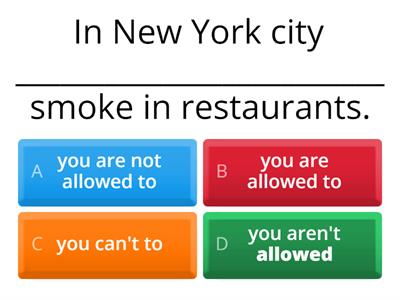 modals of permission and advice