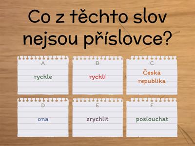 Příslovce