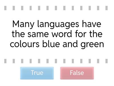 Reading - True or False