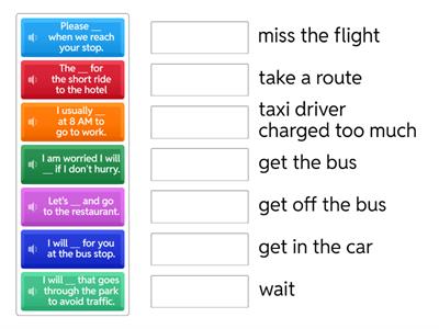 Outcomes Elementary unit 9 collocations