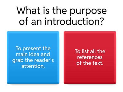 Introduction and conclusion