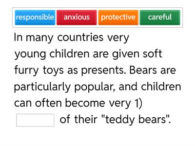 B1 - B2  (Adjectives + prepositions)