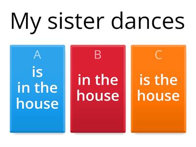 Sentence structure - fill in the sentence 3